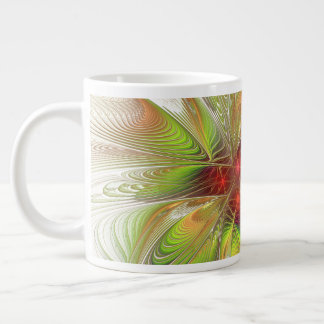 Soft and tenderness fractal fantasy flowers Jumbo-Tasse