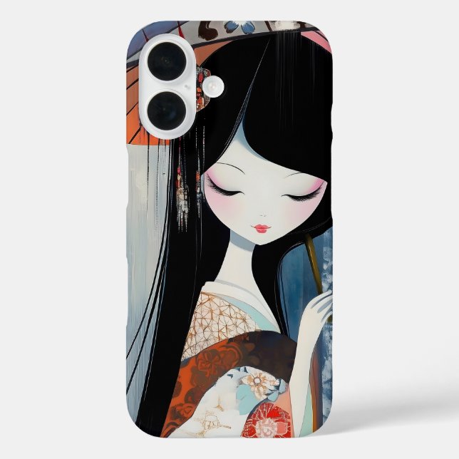 Soft Anime Girl Case-Mate iPhone Hülle (Rückseite)