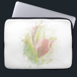 *~* Soft AR12 Artistic Floral Calla Lily Coral Laptopschutzhülle<br><div class="desc">Energetisch Enhanced Romantic Ethereal-Design bestehend aus CALLA LILY Blume, die Abstrakt CORAL PEACH PINK mit GRÜNEN Blätter sind. Ethereal Elegantes schönes PASTEL und weiche florale Calla Lily mit einem subtilen, aber verzierten runden Rahmen und kleinen DANDELIONS schwebend über SHOWER CURTAIN. Dieses PASTEL Design ist sanft und beruhigend. Der Hintergrund ist...</div>
