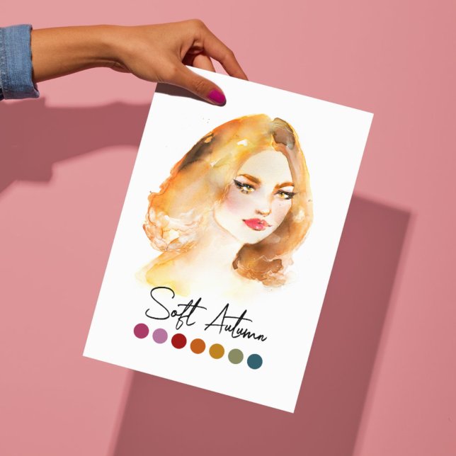 Soft Autumn Type Saisonfarbanalyse Art Poster (Von Creator hochgeladen)