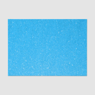 Soft Baby Blue Glitzer Print Seidenpapier