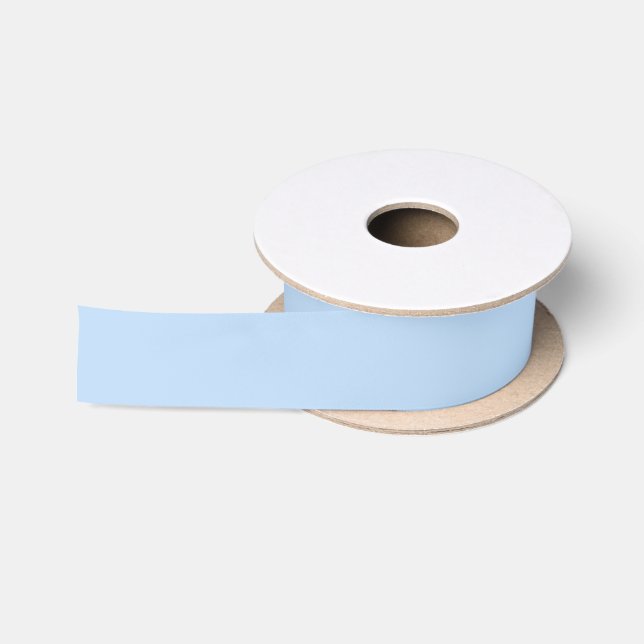 Soft Baby Blue Ribbon Satinband (Spule)