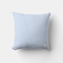 Soft Baby Blue Solid Pastellfarbe mit Herz