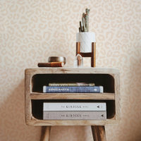 Soft Beige Sand Leopard Geetah Muster