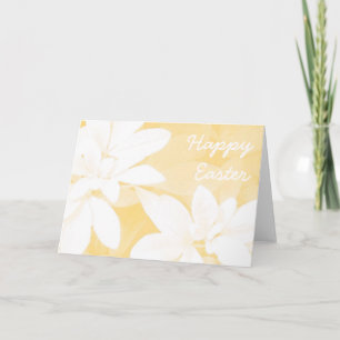 Soft Blätter Gold 'Happy Oaster' Kartenvordertext Feiertagskarte