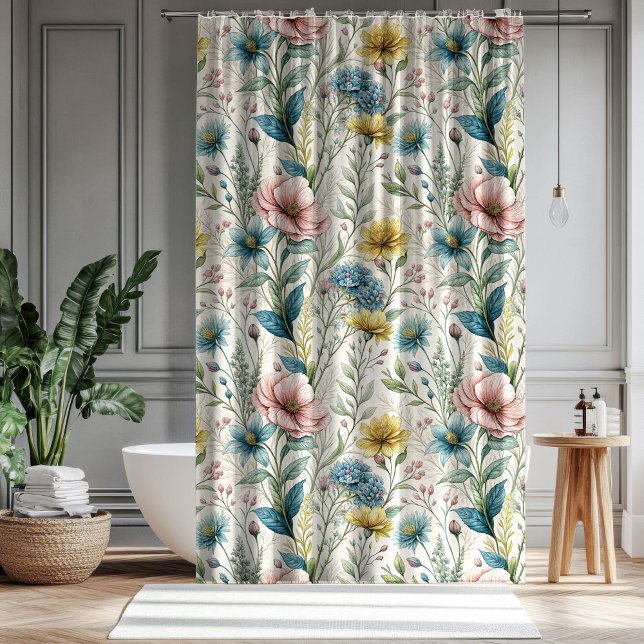 Soft Bloom Curtain Gift for Parents’ Special Day Duschvorhang (Soft Bloom Curtain Gift for Parents’ Special Day)