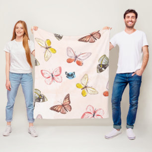 Soft Blooms Fleece-Decke Fleecedecke