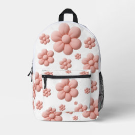 Soft Blossom Eine sanfte Touch der Natur Bedruckter Rucksack