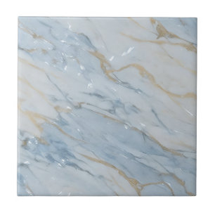 Soft Blue Beige Marmorsteine Keramik Tile Fliese