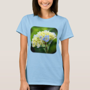 Soft Blue Hydrangea Blume Nature T-Shirt