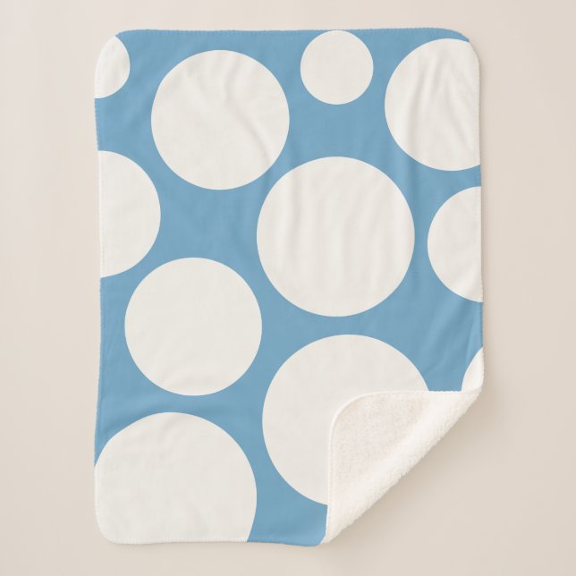 Soft Blue Hygge Blanket Sherpadecke (Vorderseite)