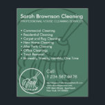 Soft Blue Minimal Zuhause Cleaning House Keeper Flyer<br><div class="desc">Soft Blue Minimal Zuhause Cleaning House Keeper</div>