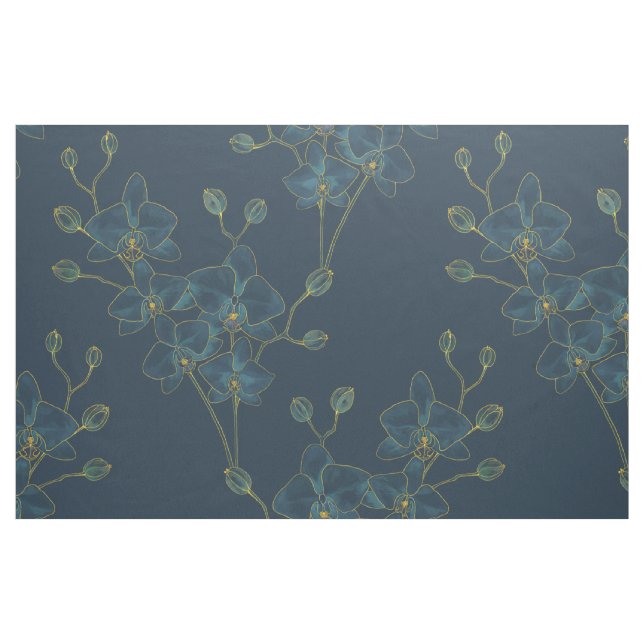 Soft Blue Orchid Fabric Stoff (Fat Quarter (45,7 x 55,9 cm))