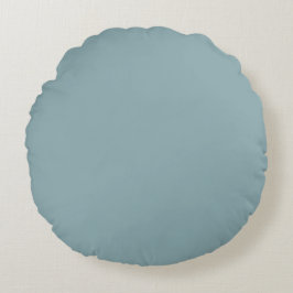 Soft Blue Solid Color, Cushion,Modern, Simple Rundes Kissen