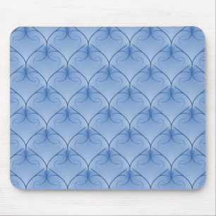 Soft Blue Unparallele Elegance Mousepad