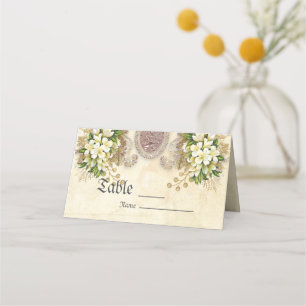 Soft Blume Platzkarte