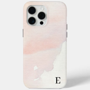 Soft Blush Elegant Watercolor iPhone Case