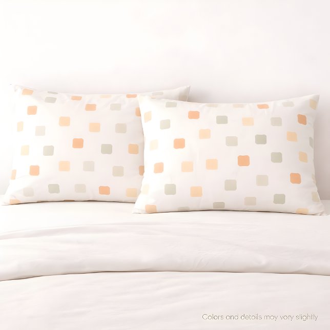 Soft Boho Grid Pattern Pillowcase Kissenbezug (Von Creator hochgeladen)