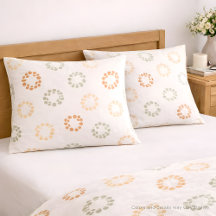 Soft-Boho-Kiesel-Kreismuster-Kissenbezug