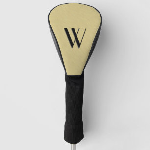 Soft Brushed Gold Golf Headcover