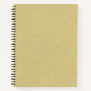 Soft Brushed Gold Notizbuch
