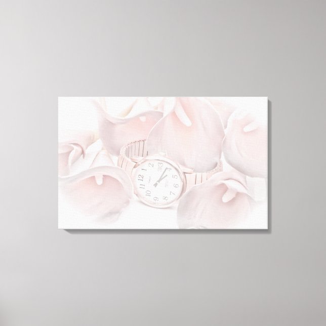 Soft Calla Lilies Canvas Print Leinwanddruck (Vorderseite)