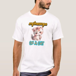 Soft Calm Cat with Beautiful Elegant Colors T-Shirt