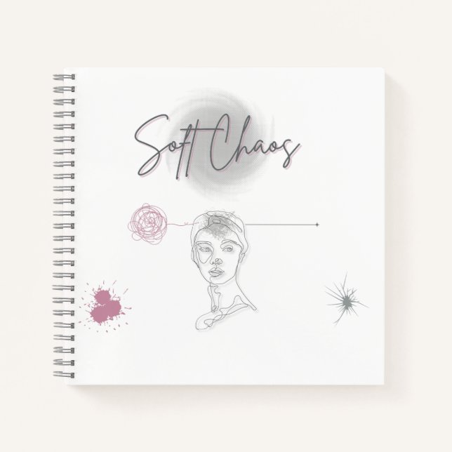 Soft Chaos _ Artistic Journal  Notizbuch (Vorderseite)