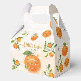 Soft Citrus Blossom Niedlich Orange Babydusche Geschenkschachtel