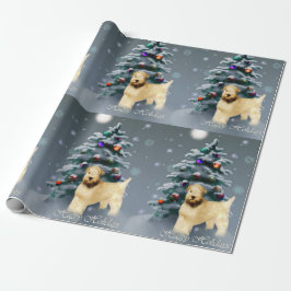 Soft Coat Wheaten Terrier Weihnachten Geschenkpapier