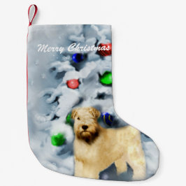 Soft Coat Wheaten Terrier Weihnachten Kleiner Weihnachtsstrumpf