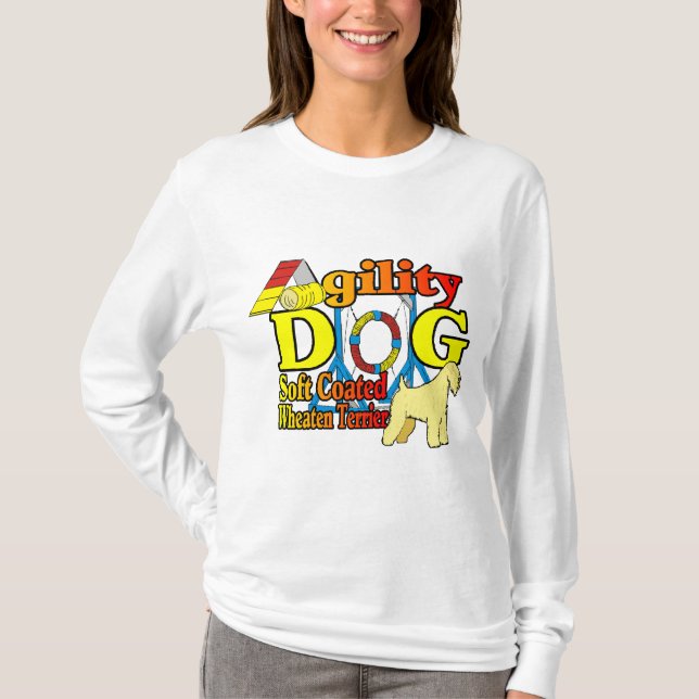Soft_Coated_Wheaten_Terrier_Agility T-Shirt (Vorderseite)