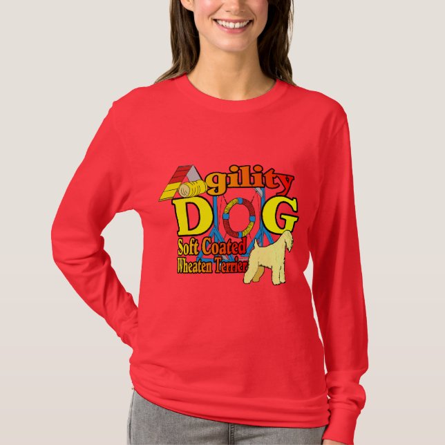 Soft_Coated_Wheaten_Terrier_Agility T-Shirt (Vorderseite)