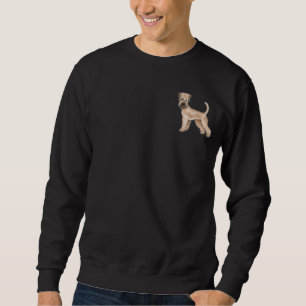 Soft-Coated Wheaten Terrier Cartoon-Hund stehend Sweatshirt