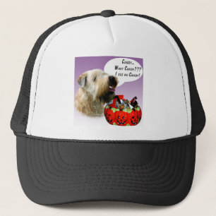 Soft Coated Wheaten Terrier Halloween Candy Truckerkappe