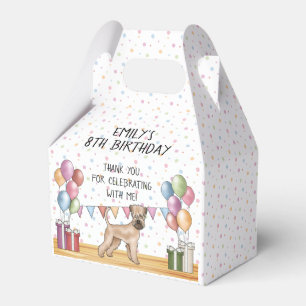 Soft-Coated Wheaten Terrier Hund Geburtstag Danke Geschenkschachtel
