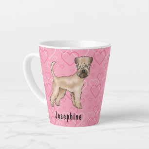 Soft-Coated Wheaten Terrier Hund Liebe Herz Muster Milchtasse