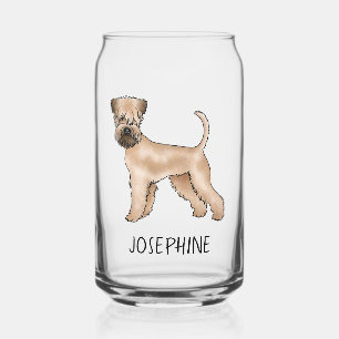 Soft-Coated Wheaten Terrier Hund mit individuellem Dosenglas