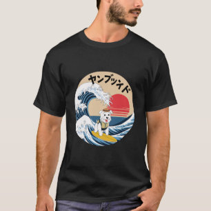 Soft Coated Wheaten Terrier Japanisch Kanagawa Wav T-Shirt