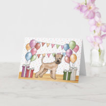Soft-Coated Wheaten Terrier Pastell Geburtstag
