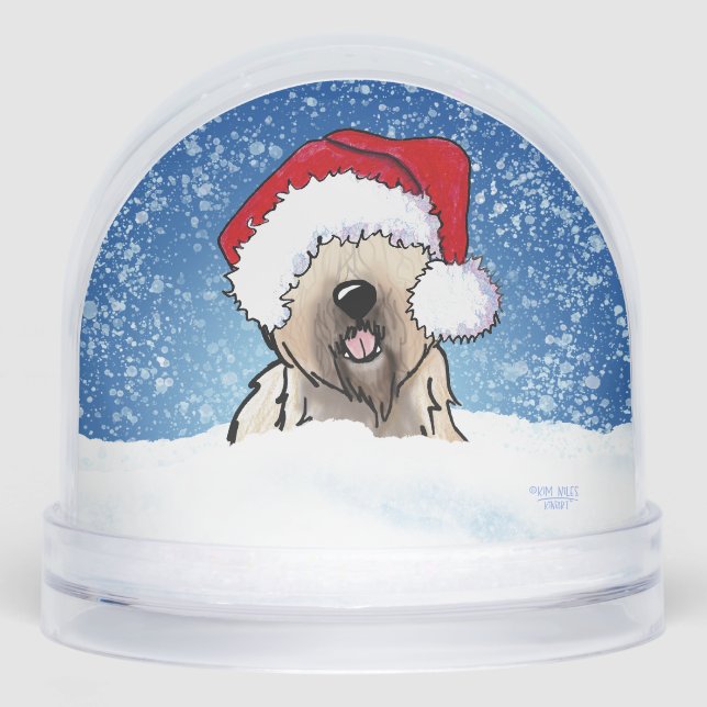 Soft Coated Wheaten Terrier Schneekugeln (Vorderseite)
