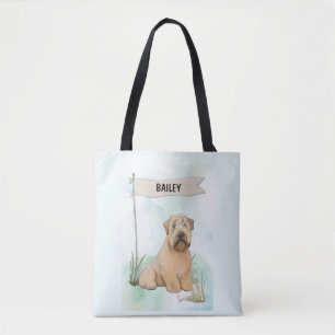 Soft Coated Wheaten Terrier Wasserfarben Personali