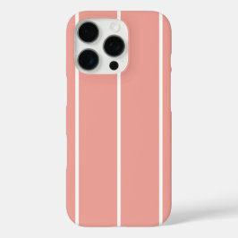 Soft Color Vertical Stripe Pattern Design iPhone 16 Pro Hülle