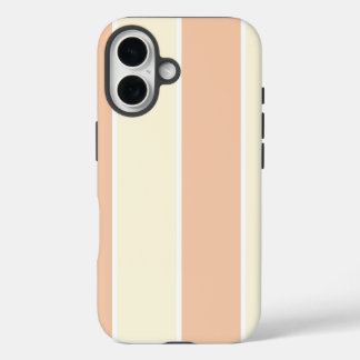 Soft Color Vertical Stripe Pattern Design iPhone 16 Hülle