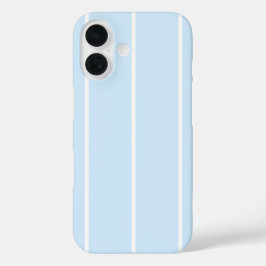 Soft Color Vertical Stripe Pattern Design iPhone 16 Hülle