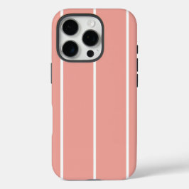 Soft Color Vertical Stripe Pattern Design iPhone 16 Pro Hülle
