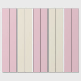 Soft Color Vertical Stripe Pattern Design Geschenkpapier