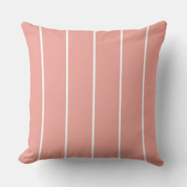 Soft Color Vertical Stripe Pattern Design Kissen