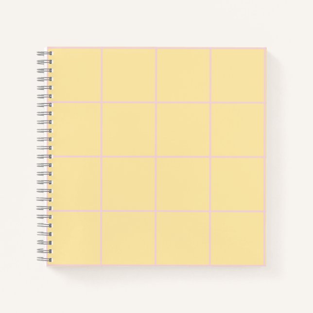 Soft Color Vertical Stripe Pattern Design Notizbuch (Vorderseite)