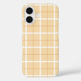 Soft Color Vertical Stripe Pattern Point Design iPhone 16 Hülle